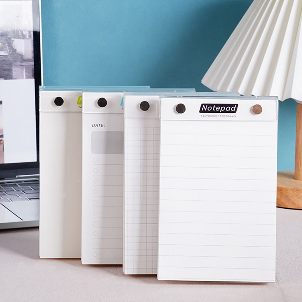 Graph Paper Pad - Acrylic hard shell memo pad, removable