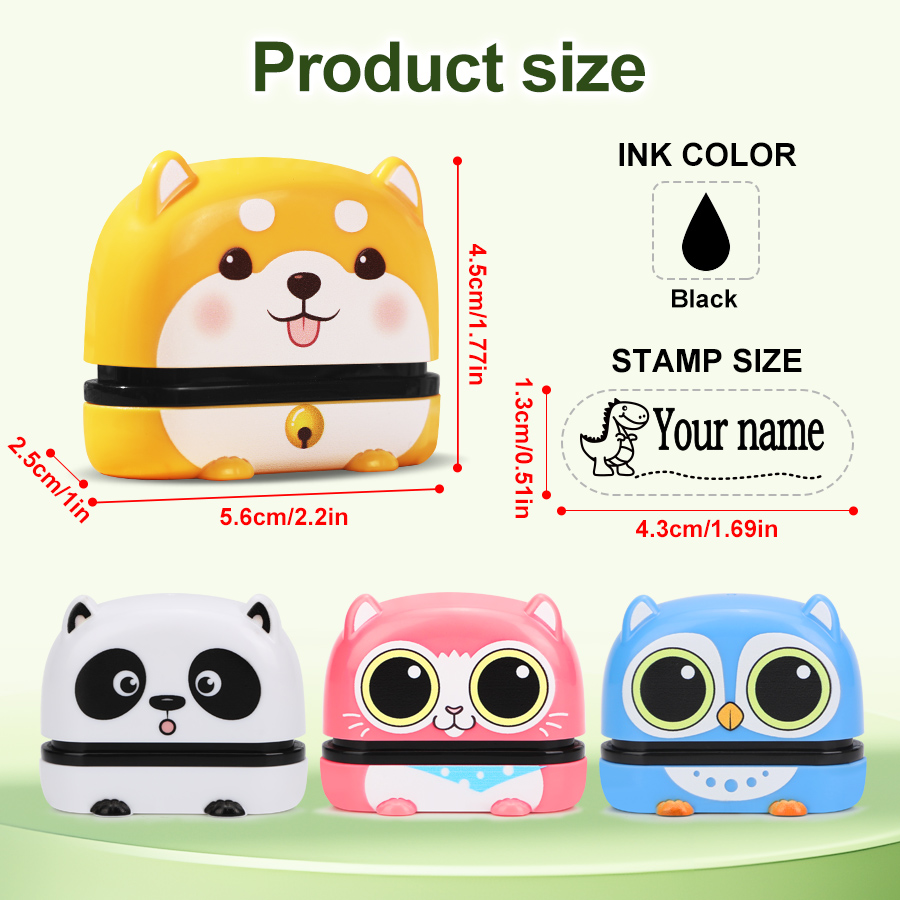 Custom Cute Name Stamp - Reusa – обзор и цена Self Inking Stamp