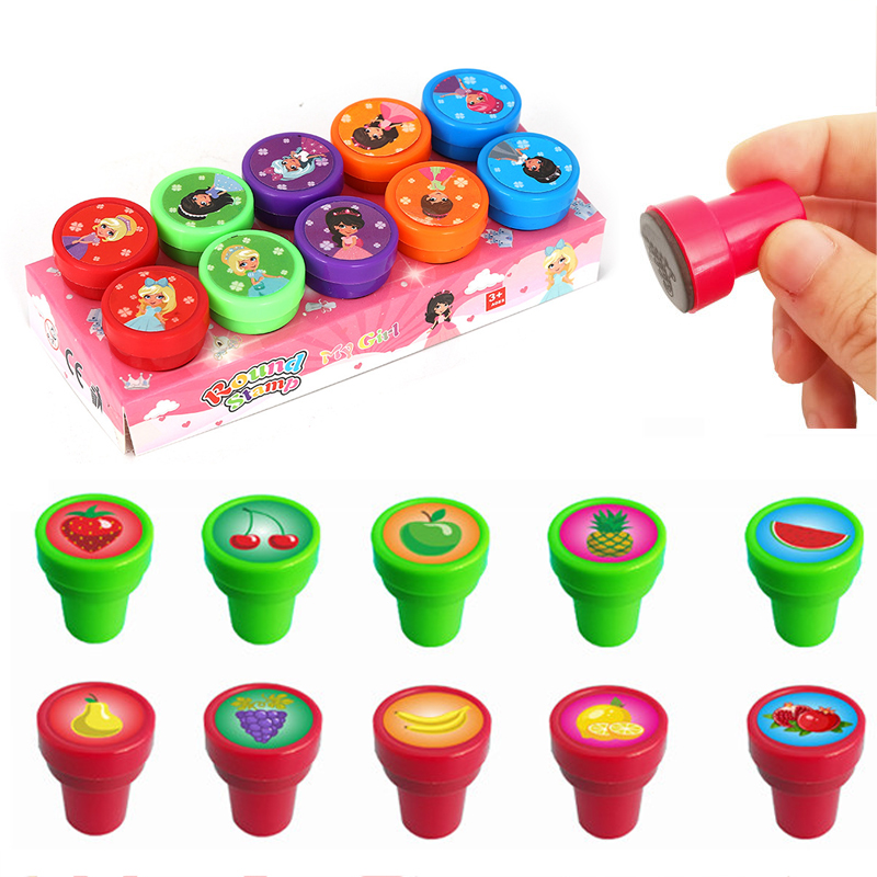 10pcs/box Assorted Stamps Self – обзор и цена Self Inking Stamp