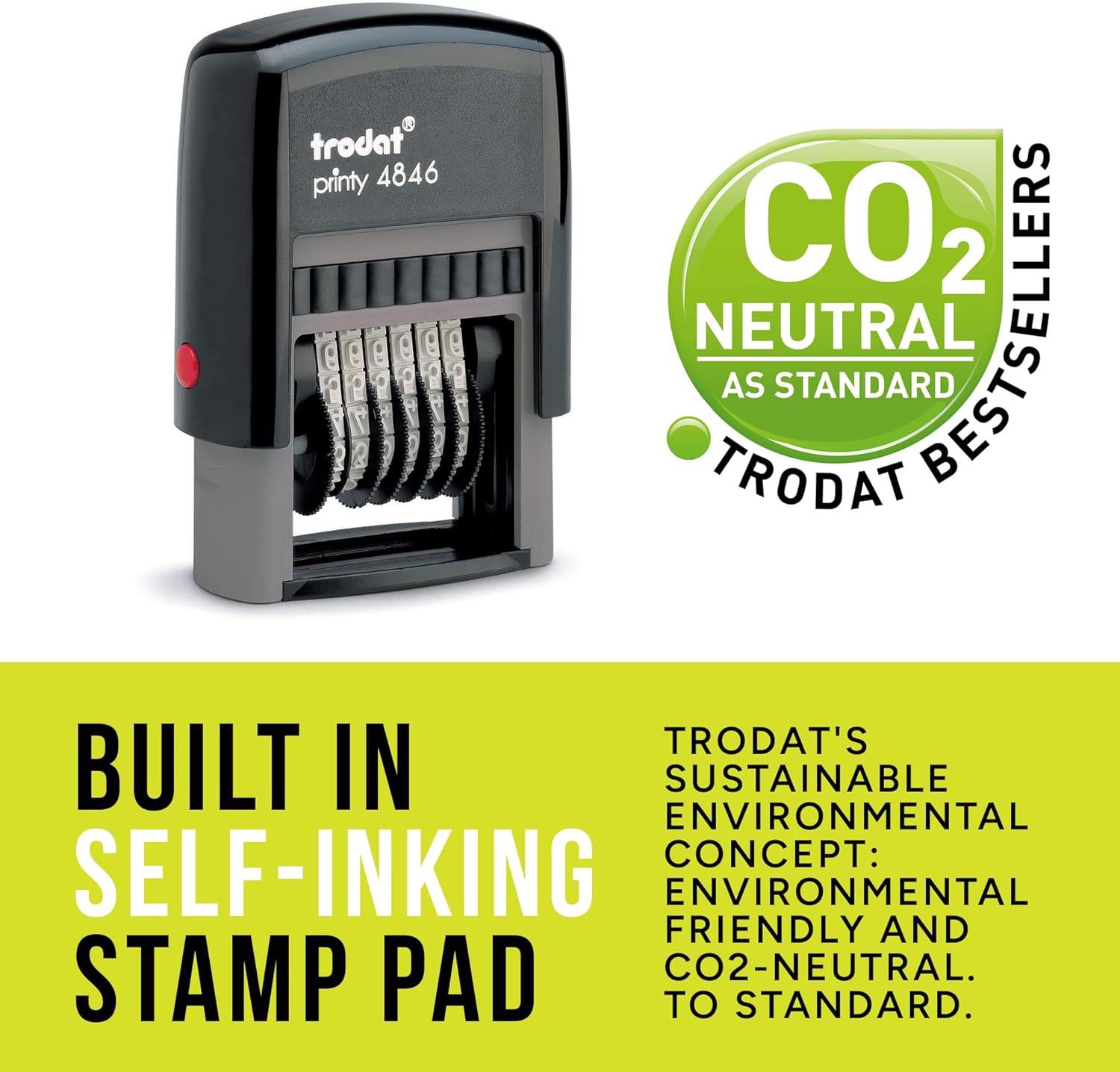 6-Digit Self-Inking Numberer R – обзор и цена Self Inking Stamp