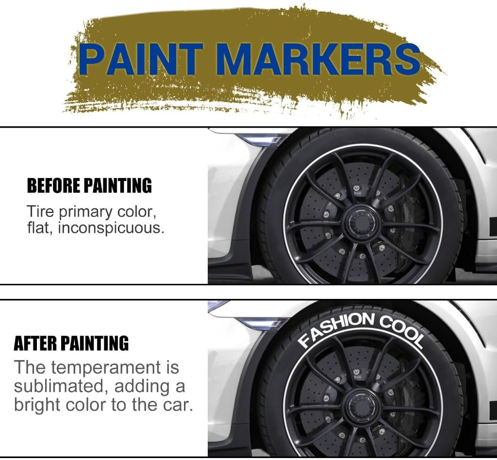 White Waterproof Cars Wheel Ti – обзор и цена Whiteboard Marker Set