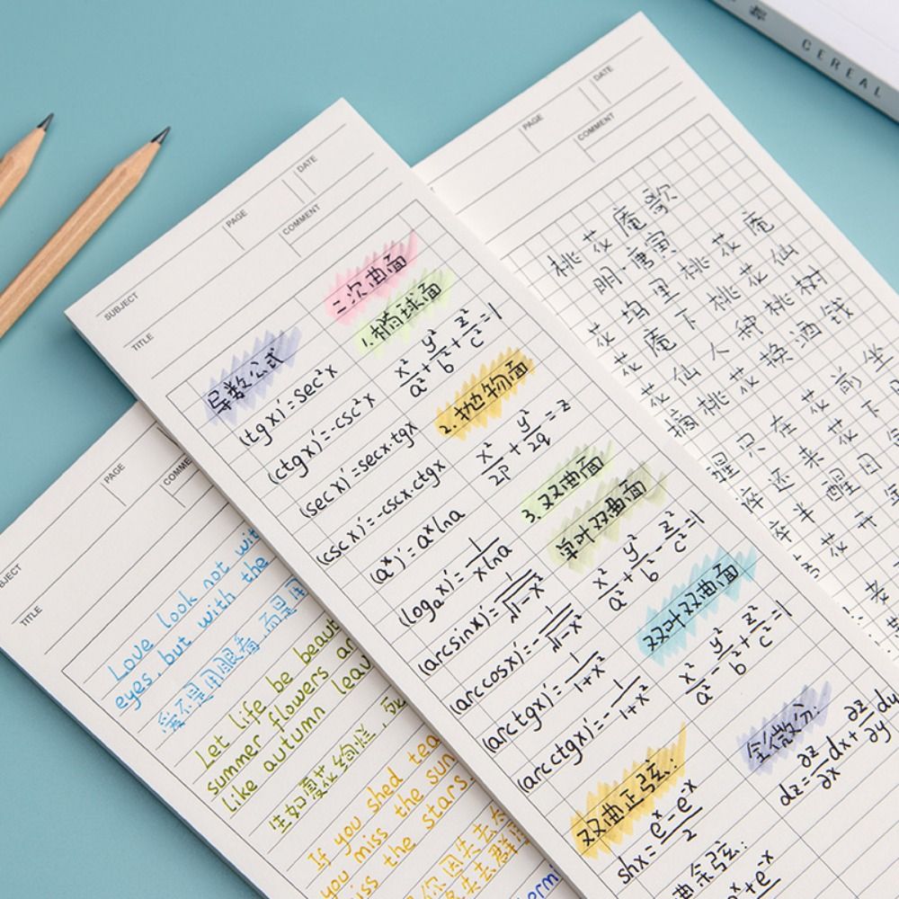 Simple Non-sticky Long Notepad – обзор и цена Graph Paper Pad