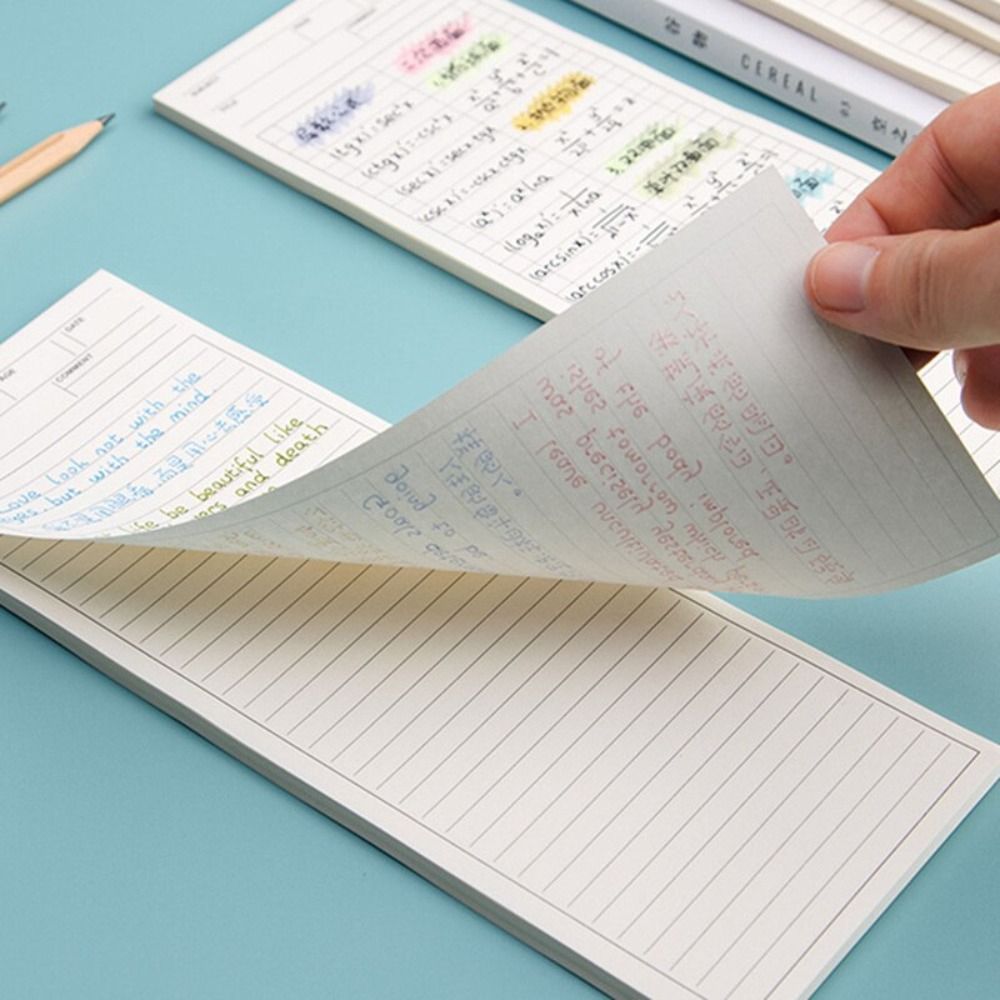 Simple Non-sticky Long Notepad – обзор и цена Graph Paper Pad