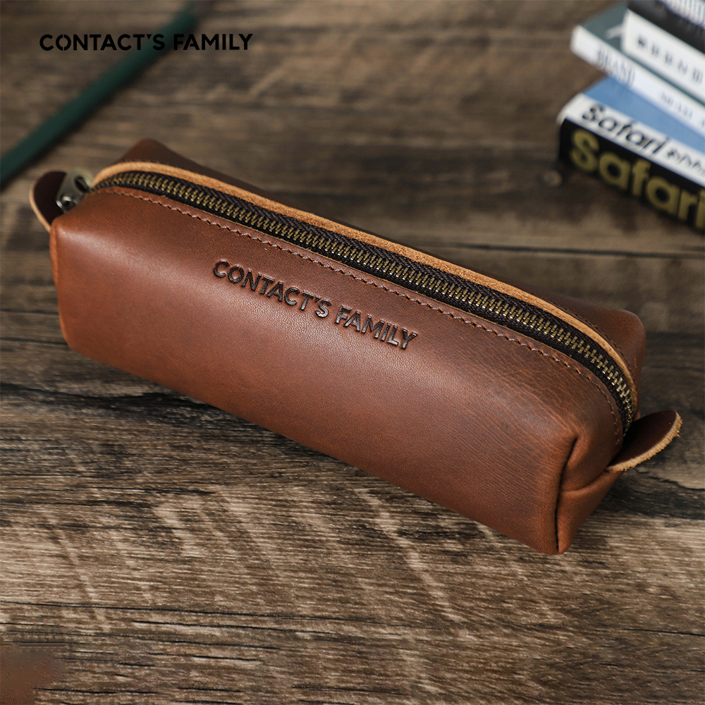 Retro Leather Pencil Case High – обзор и цена Office Stationery Supply Business