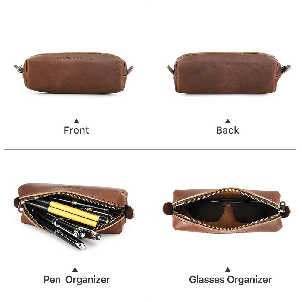 Retro Leather Pencil Case High – обзор и цена Office Stationery Supply Business