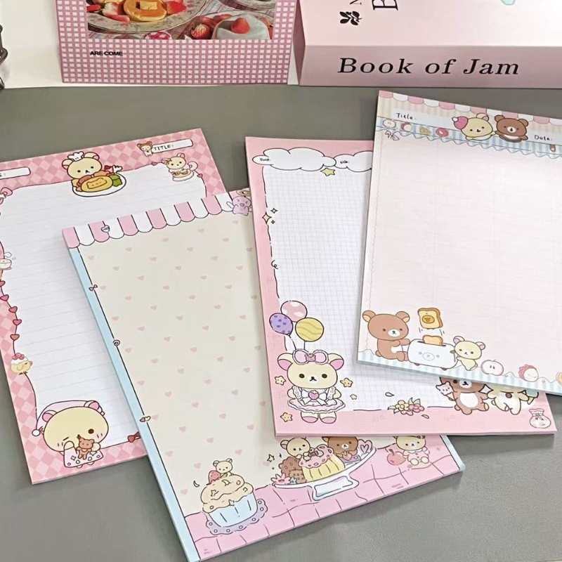 Cute Rilakkuma B5 Notebook Set – обзор и цена Stationery Office Items List