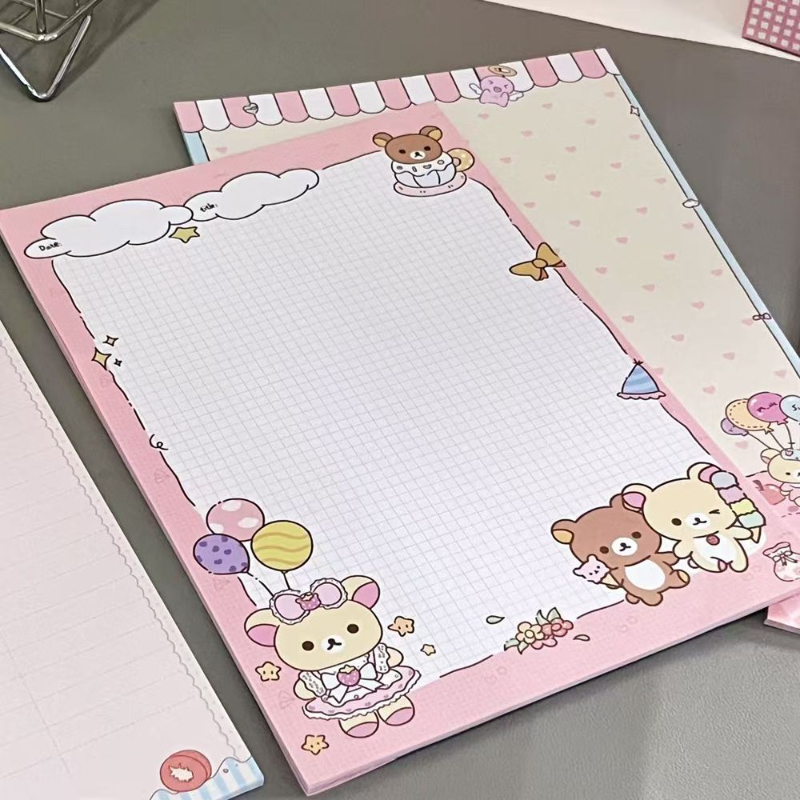 Cute Rilakkuma B5 Notebook Set – обзор и цена Stationery Office Items List
