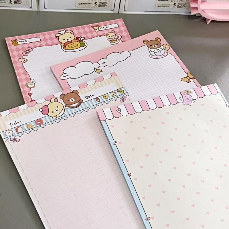 Cute Rilakkuma B5 Notebook Set – обзор и цена Stationery Office Items List
