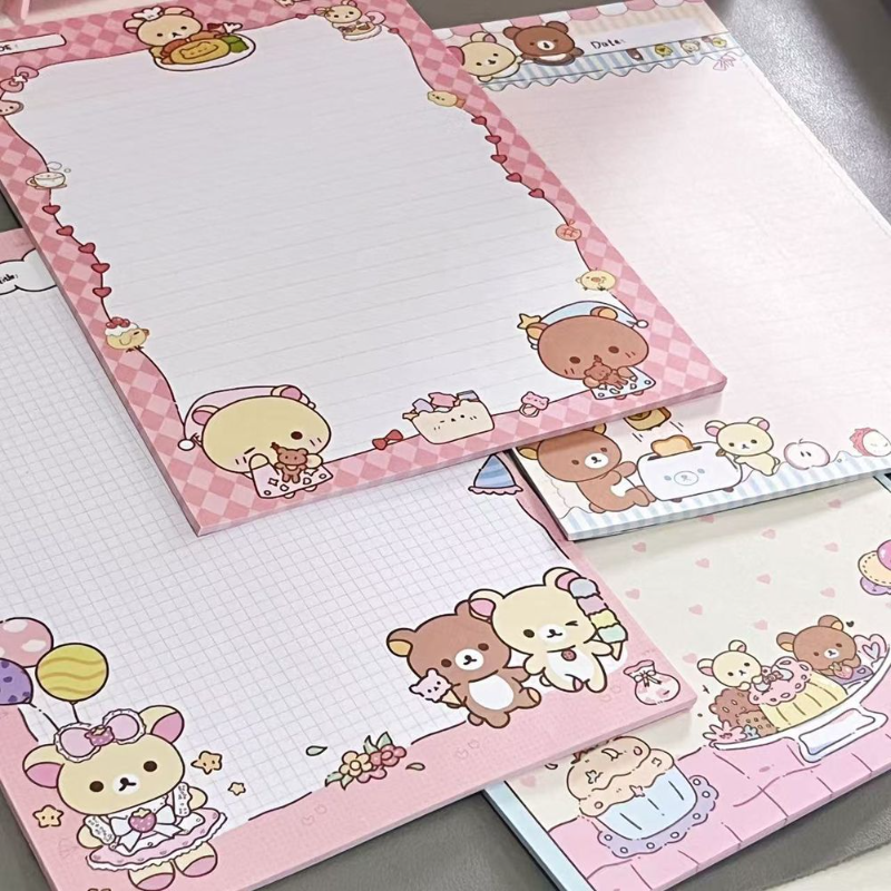 Cute Rilakkuma B5 Notebook Set – обзор и цена Stationery Office Items List