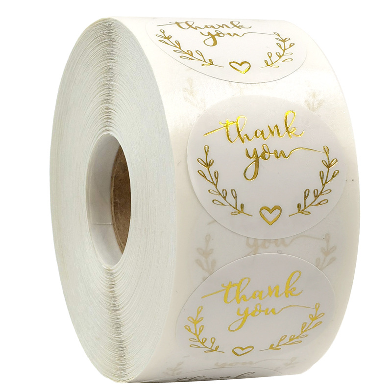 100-500pcs Gold Thank You Stic – обзор и цена Stationery Supply Business