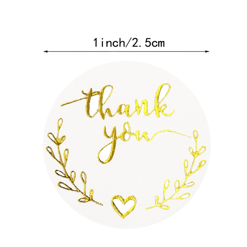 100-500pcs Gold Thank You Stic – обзор и цена Stationery Supply Business