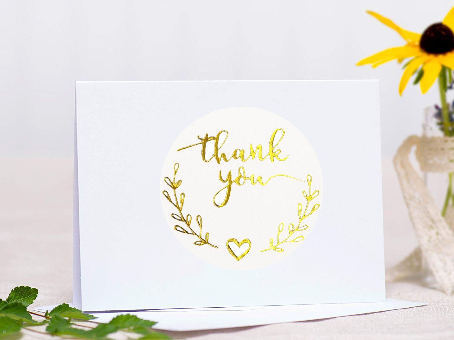 100-500pcs Gold Thank You Stic – обзор и цена Stationery Supply Business