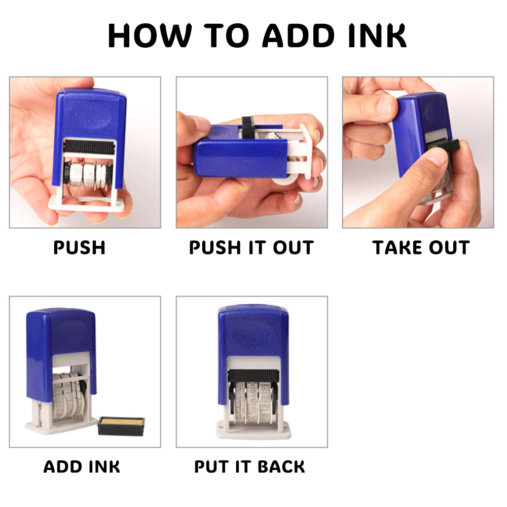 Self-inking Date Stamp for Pap – обзор и цена Self Inking Stamp