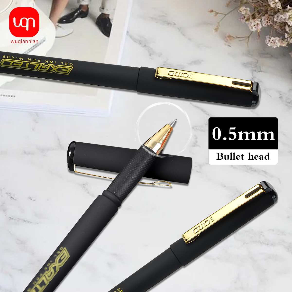 WQN-4/8/12pcs Simple Black Gel – обзор и цена Office Stationery Supply Business