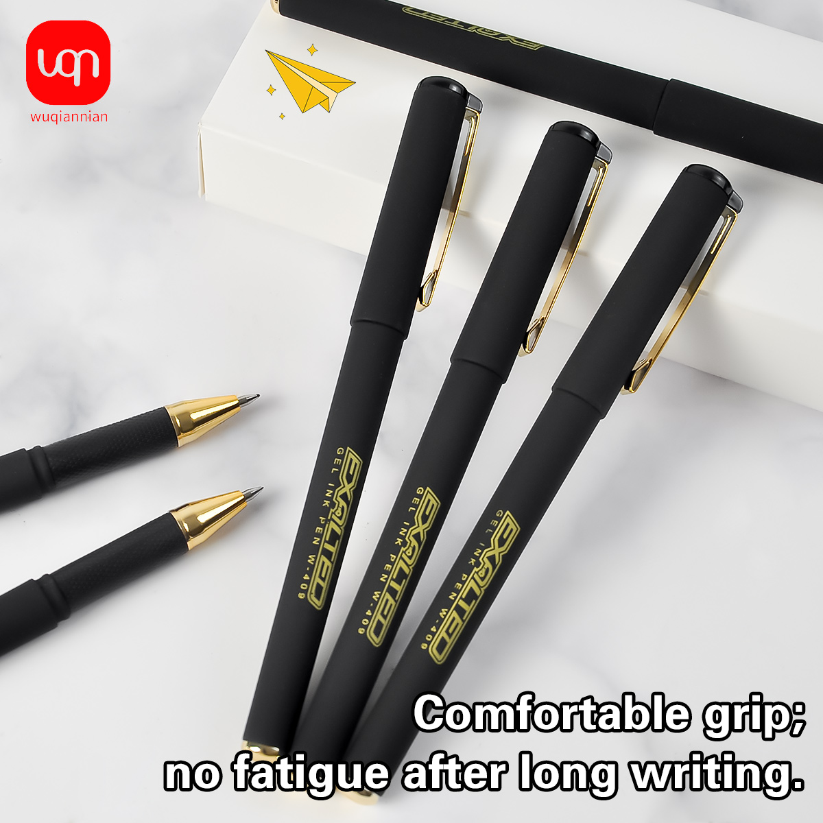 WQN-4/8/12pcs Simple Black Gel – обзор и цена Office Stationery Supply Business