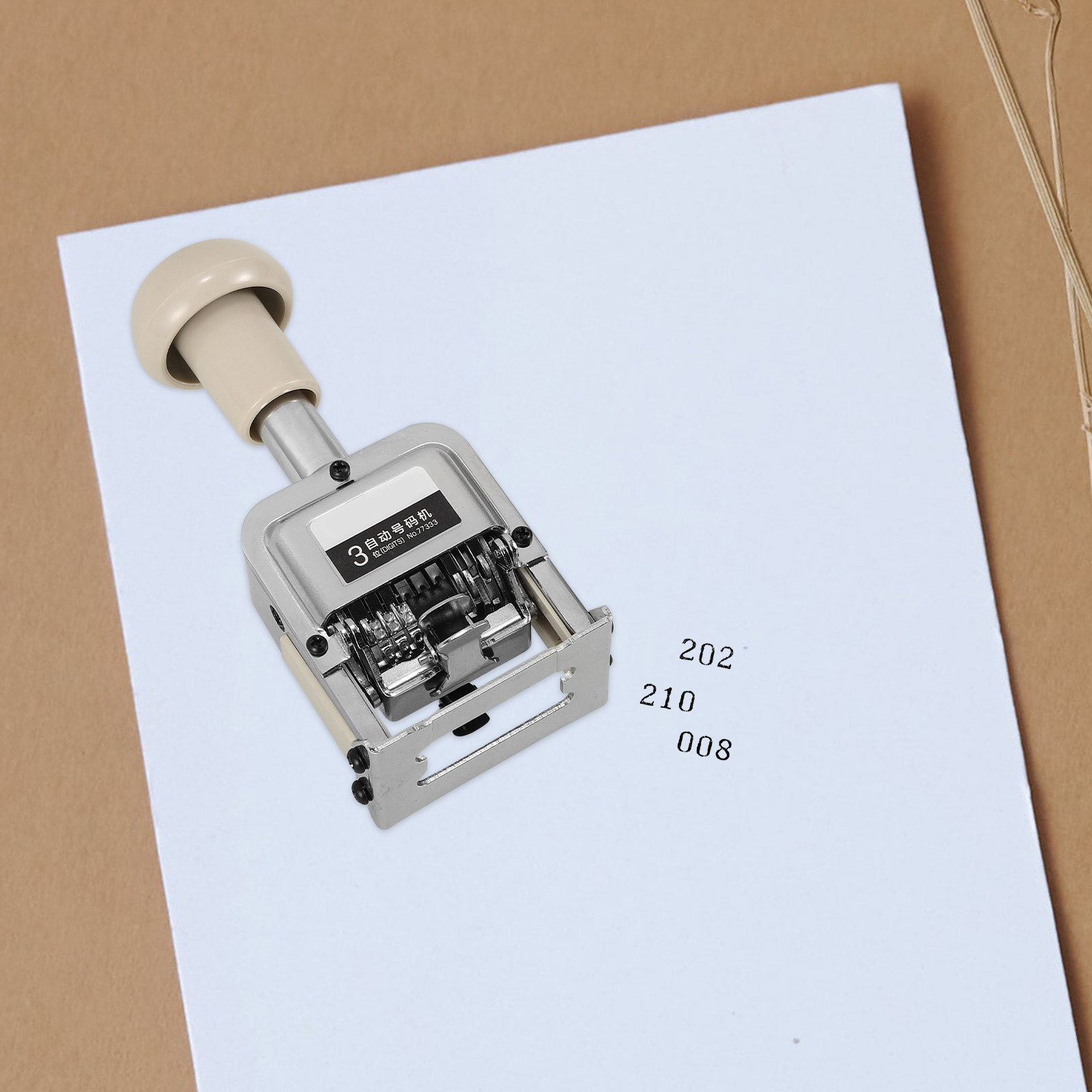 Automatic Number Stamp Portabl – обзор и цена Self Inking Stamp