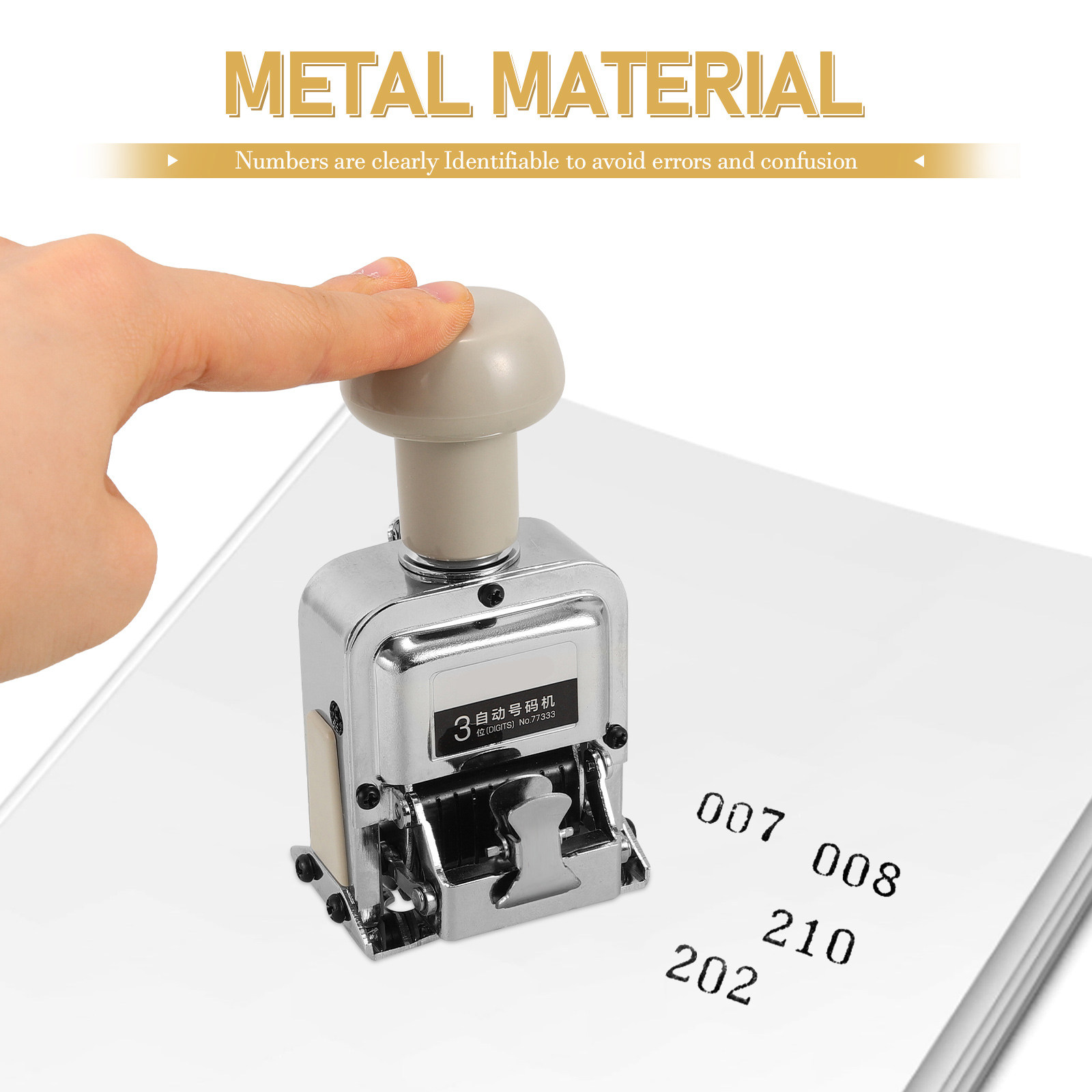 Automatic Number Stamp Portabl – обзор и цена Self Inking Stamp