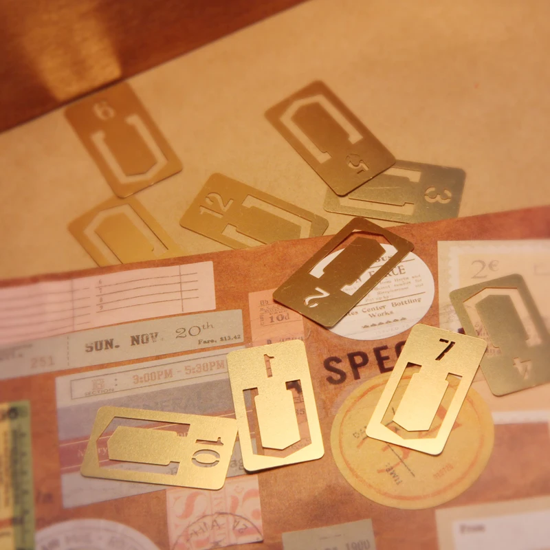12 Pcs/lot Vintage Copper Book – обзор и цена Stationery Office Supply Store