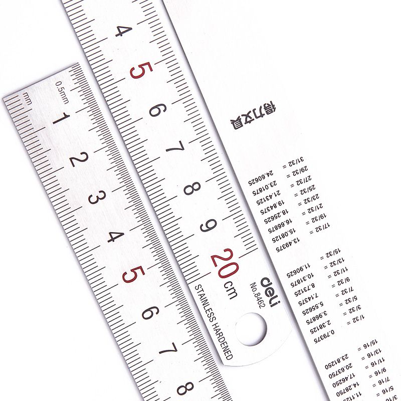 Deli 20cm Stainless Steel Meta – обзор и цена Stationery Office Supply Store