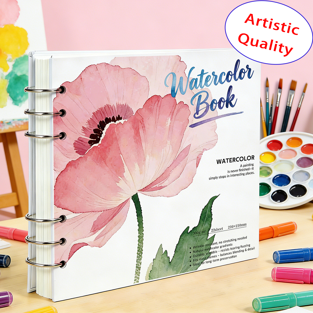 Watercolor Book 210x210mm 300G – обзор и цена Art Sketchbook Ring