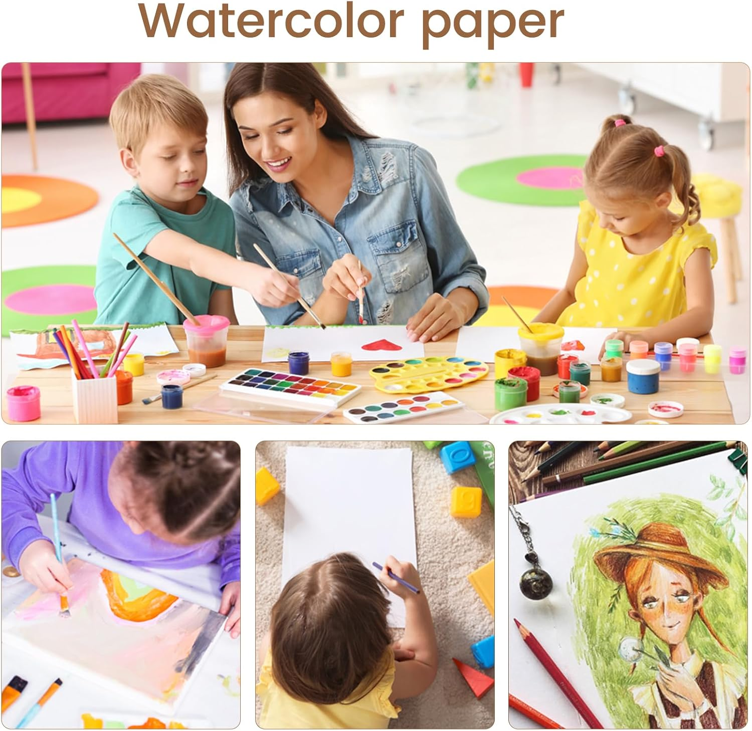 Watercolor Book 210x210mm 300G – обзор и цена Art Sketchbook Ring