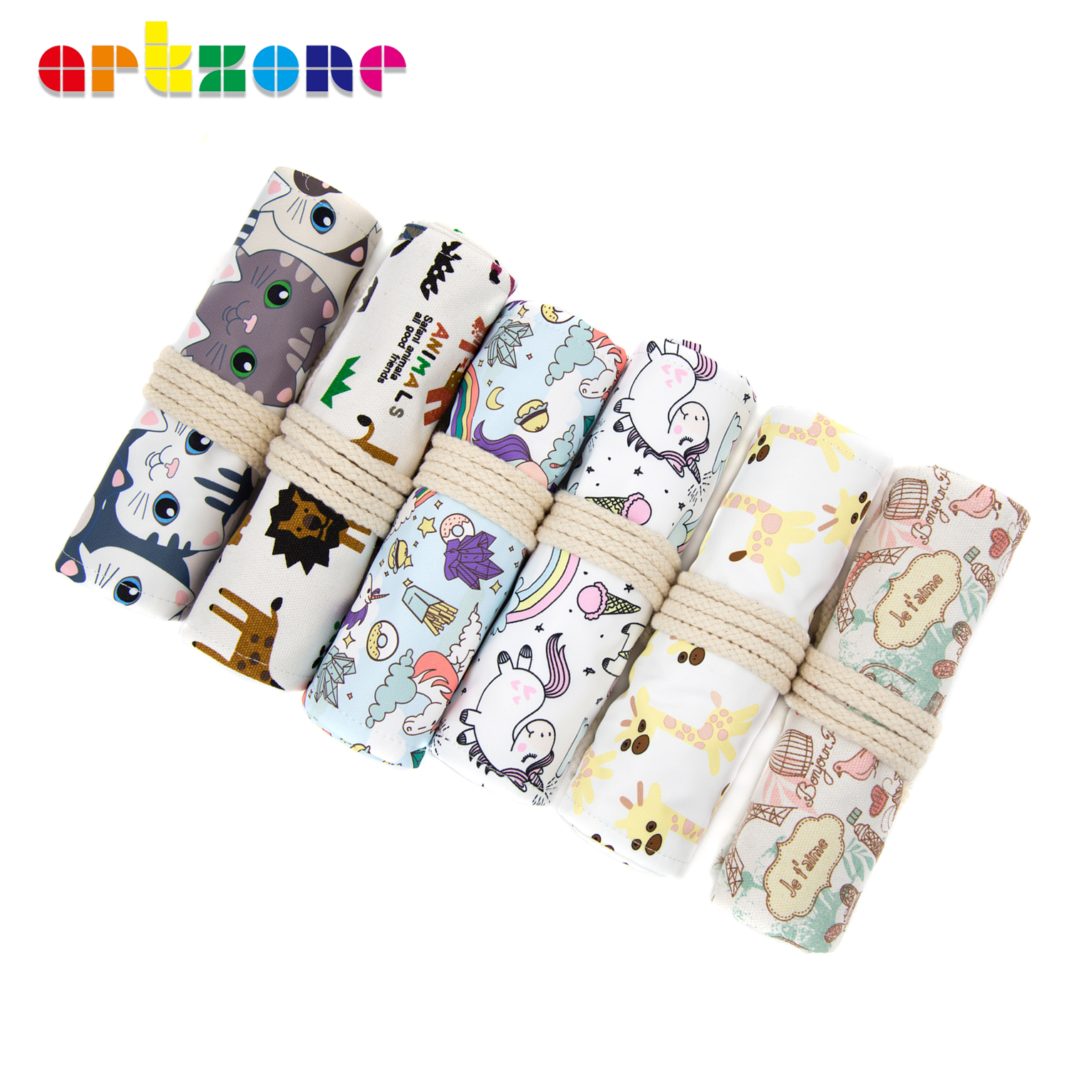 48 Holes Pencil Case Art Pen B – обзор и цена Pen Pouch Roll