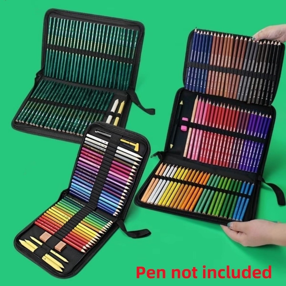 36/48/72 Hole Pen Curtain Blac – обзор и цена Pen Pouch Roll