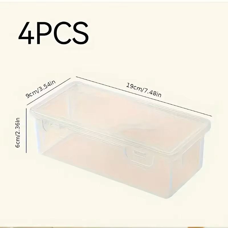 4 large transparent PP storage – обзор и цена Stationery Office Supply Store