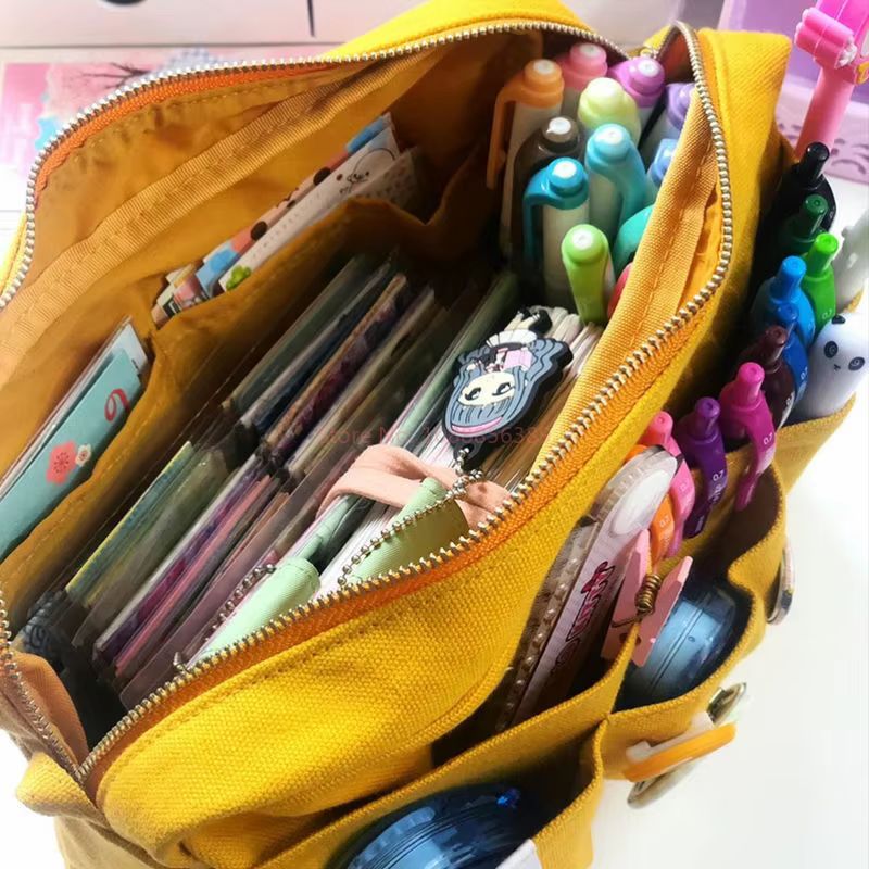 Large Capacity Canvas Storage  – обзор и цена Pen Pouch Roll