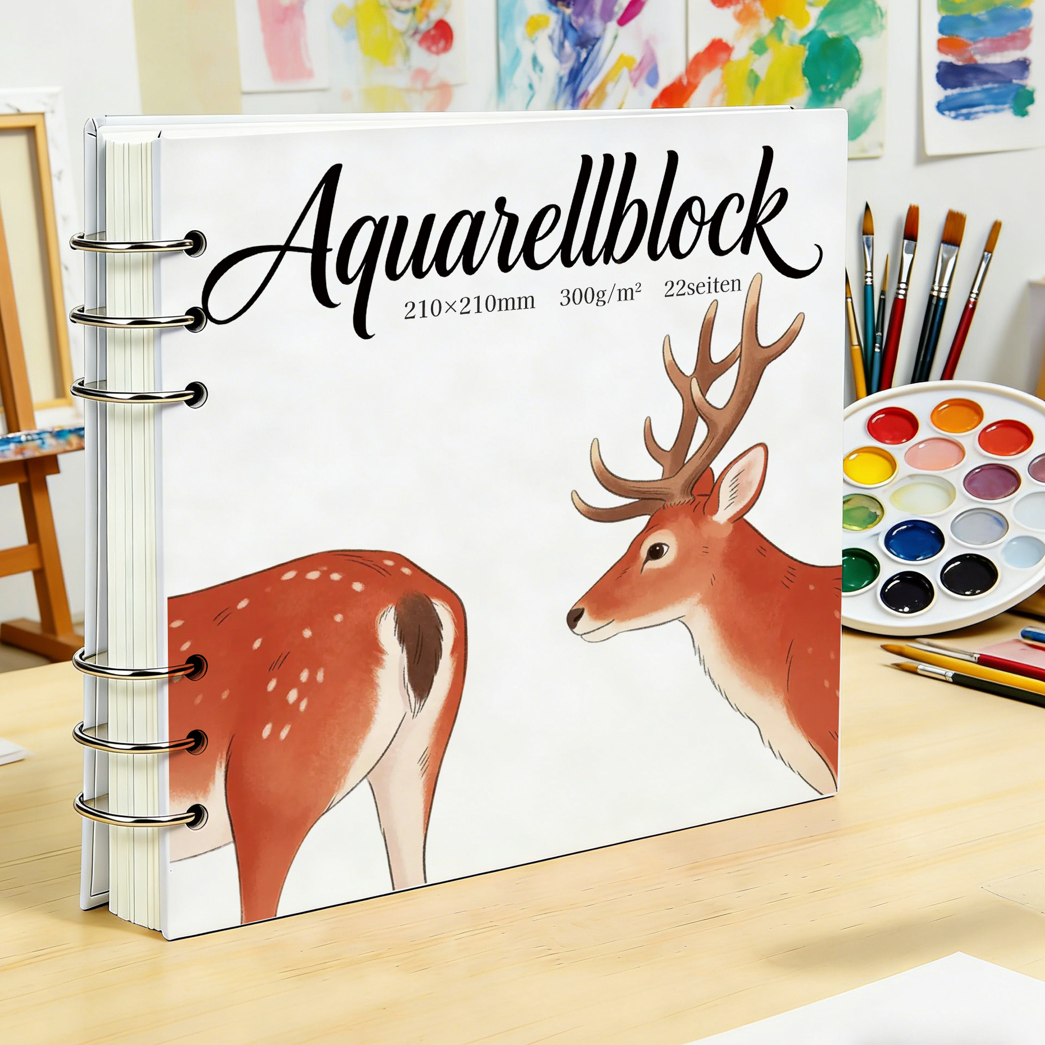210x210mm 300GSM Heavy Rough T – обзор и цена Art Sketchbook Ring