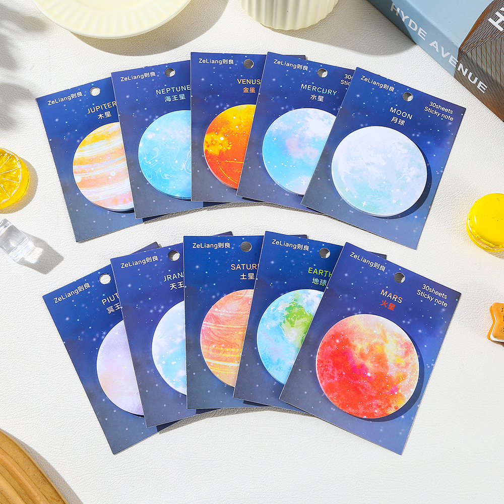 Moon Earth Sticky Notes Cute F – обзор и цена Sticky Note Cube