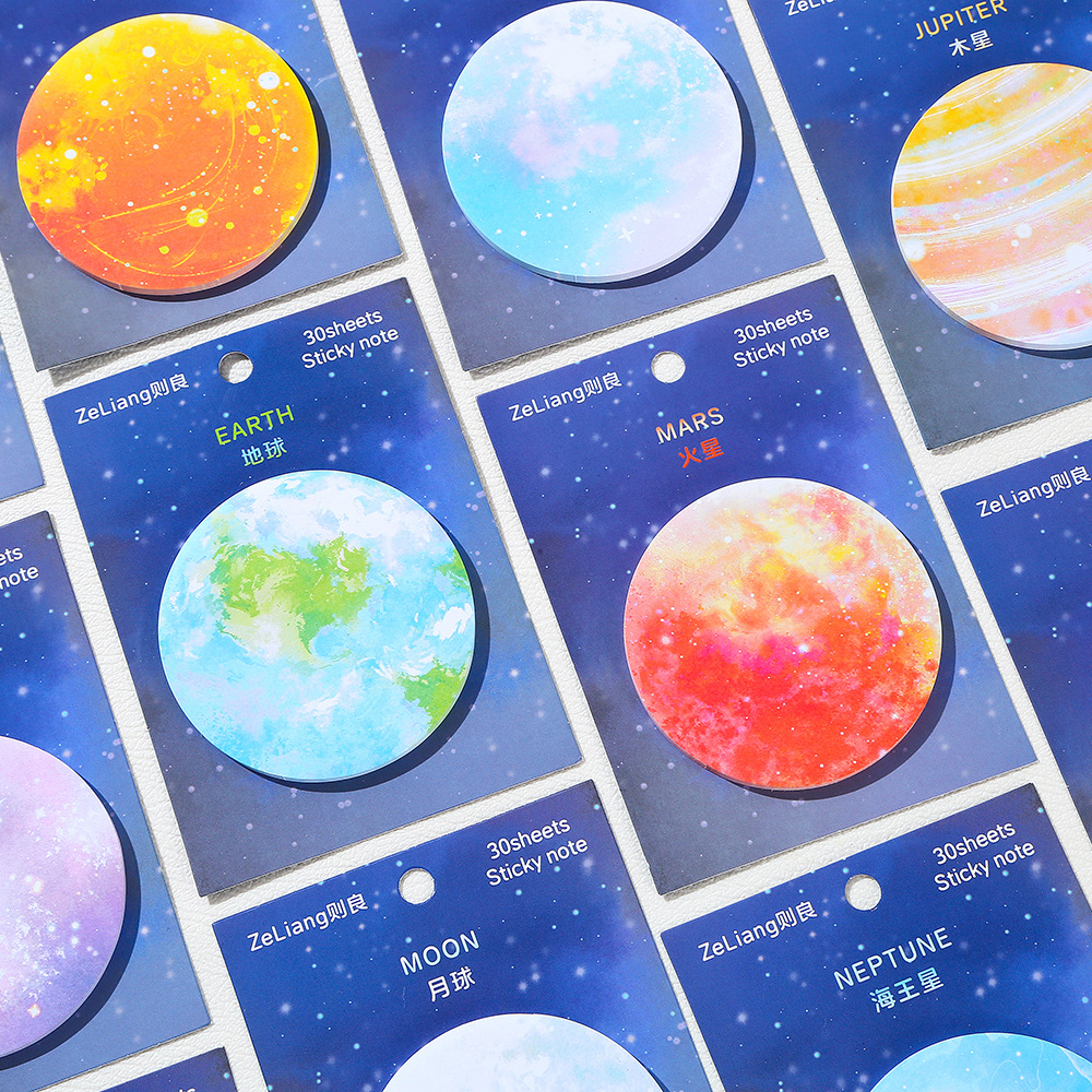 Moon Earth Sticky Notes Cute F – обзор и цена Sticky Note Cube