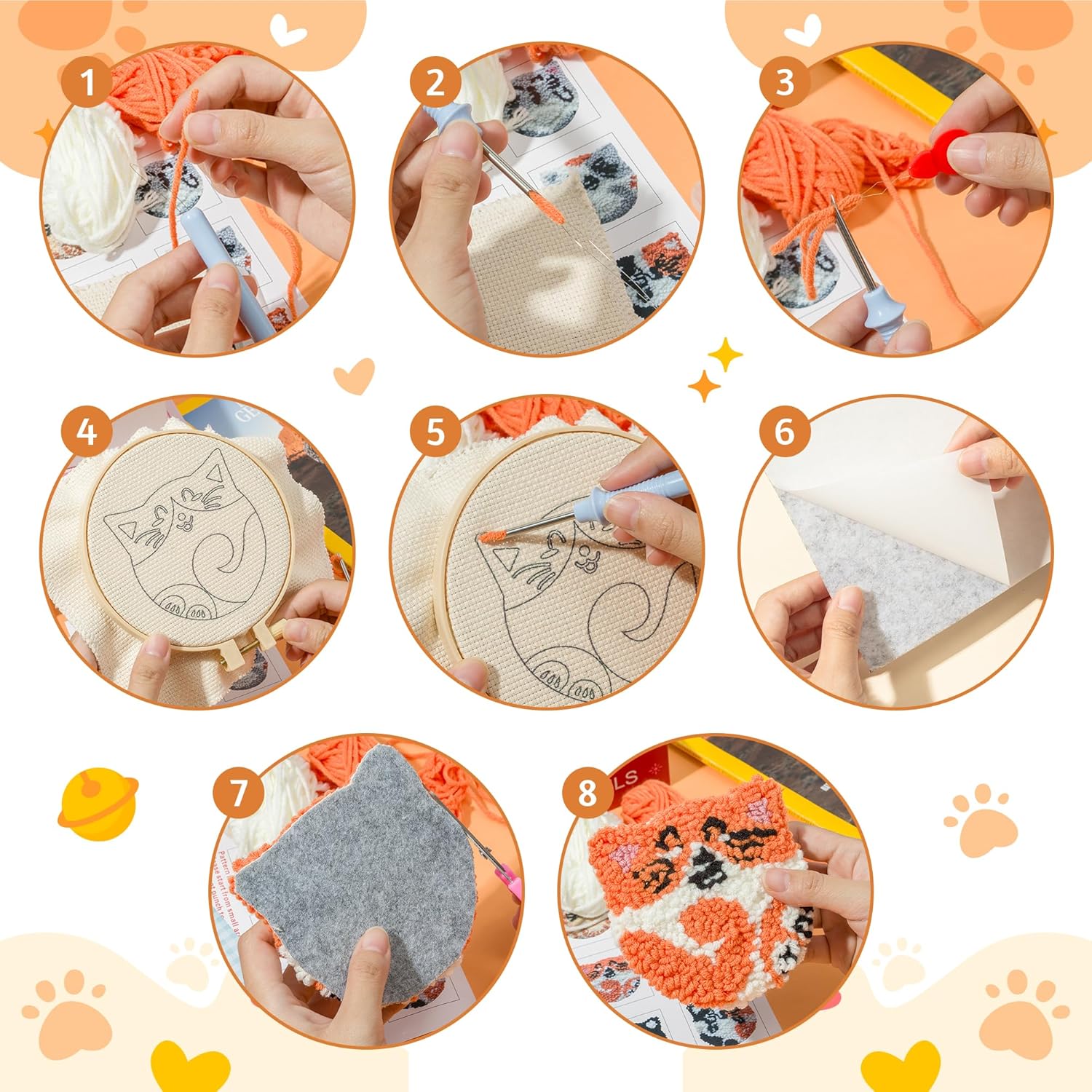 6pcs Punch Needle Embroidery K – обзор и цена Graph Paper Pad