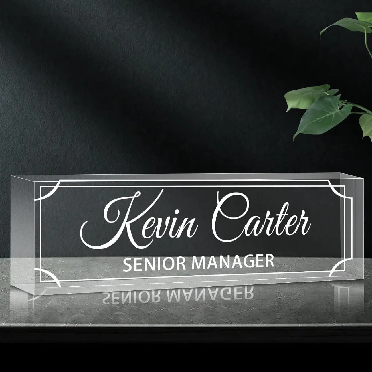 Personalized Acrylic Desk Name – обзор и цена Desk Name Plate