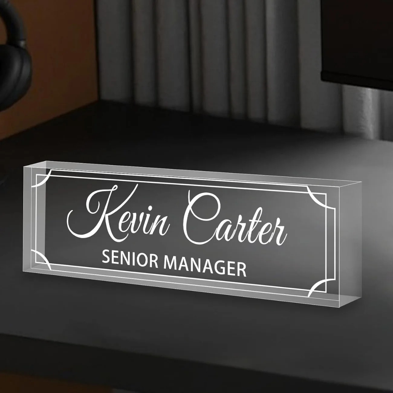 Personalized Acrylic Desk Name – обзор и цена Desk Name Plate