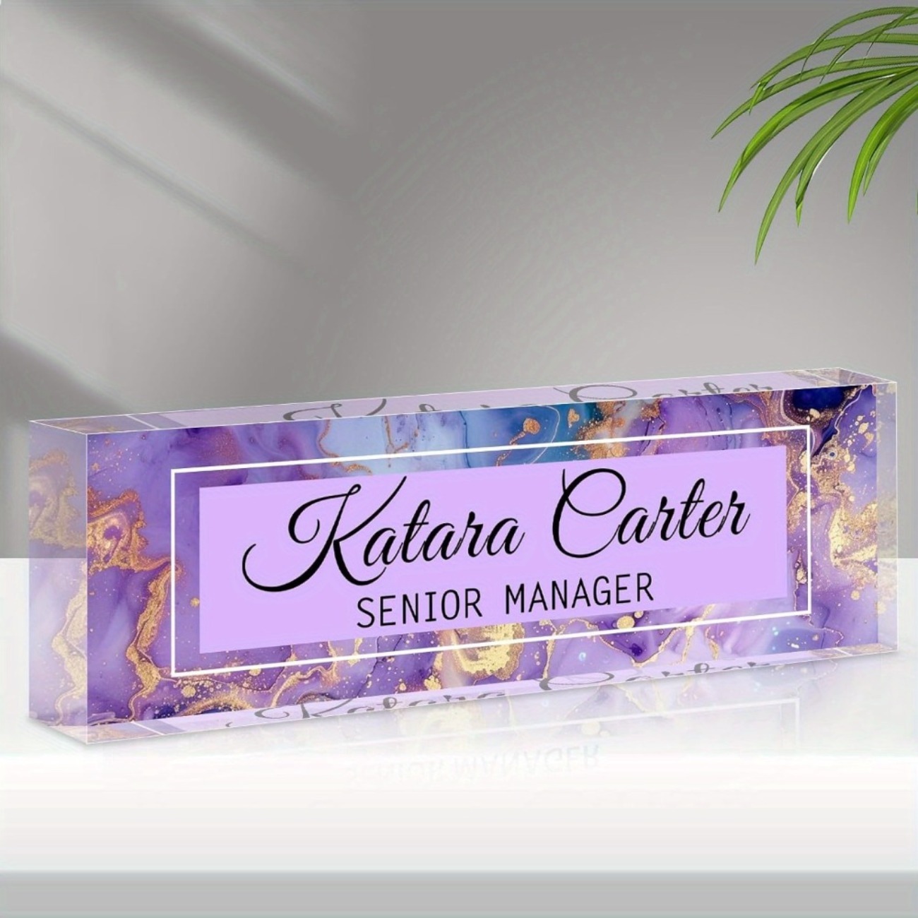 Custom Acrylic Desk Name Plate – обзор и цена Desk Name Plate