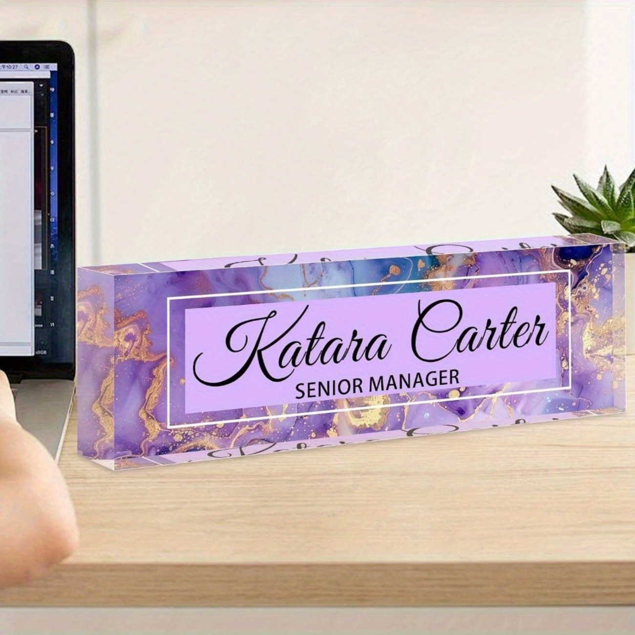 Custom Acrylic Desk Name Plate – обзор и цена Desk Name Plate