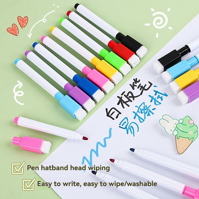 5/100Pcs Washable Dry Erase Wh – обзор и цена Whiteboard Marker Set