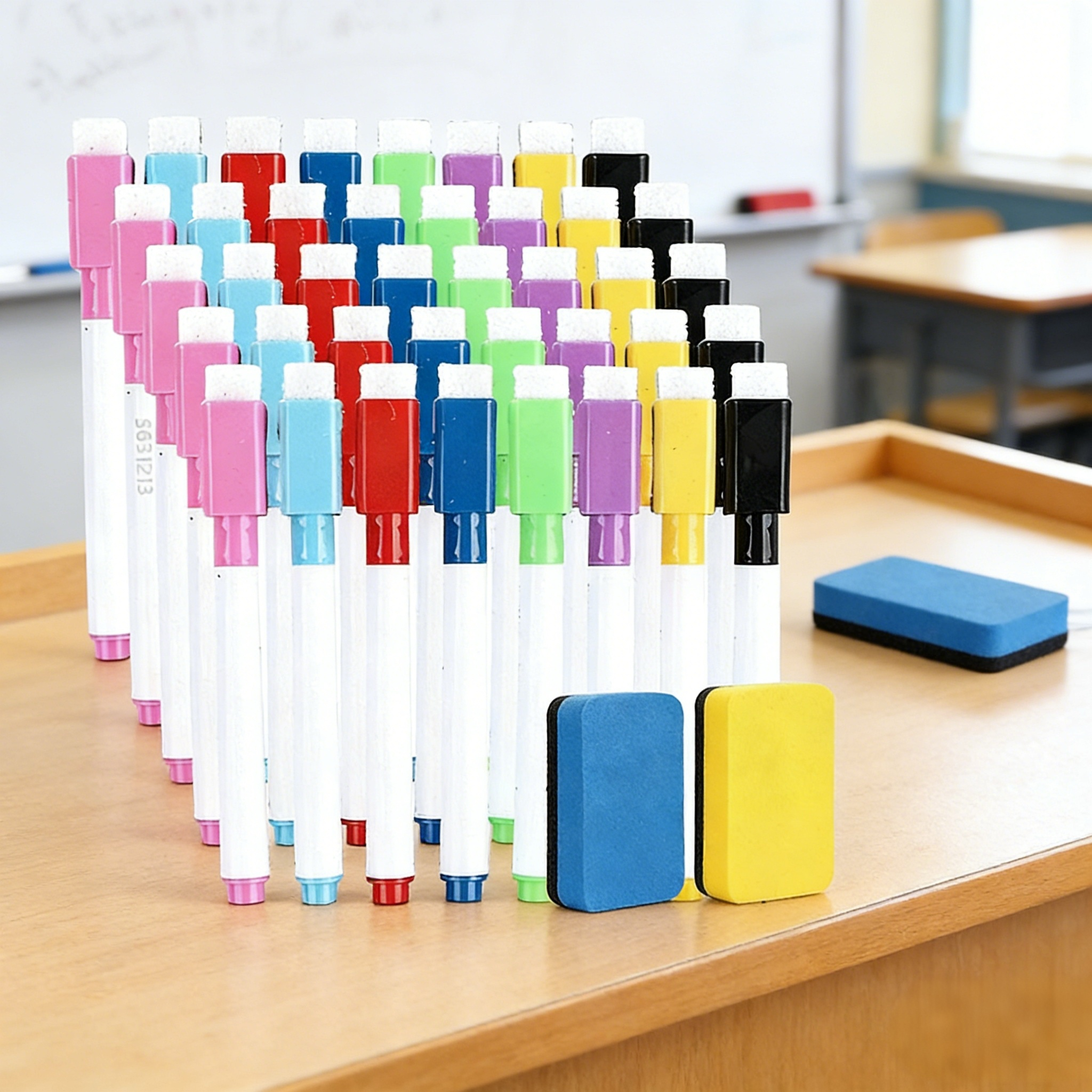 5/100Pcs Washable Dry Erase Wh – обзор и цена Whiteboard Marker Set
