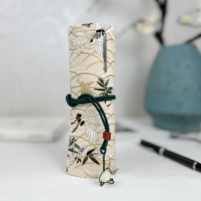 Retro Chinese Style Pen Curtai – обзор и цена Pen Pouch Roll