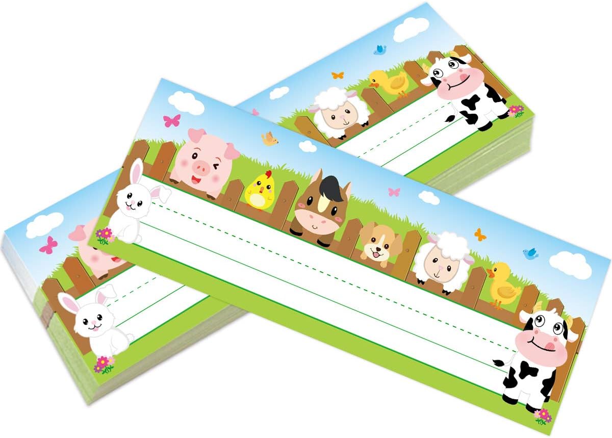 36 Pack Farm Animal Name Plate – обзор и цена Desk Name Plate