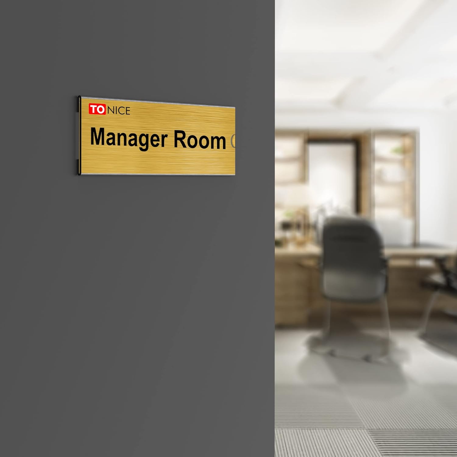12 Pack Acrylic Desk Nameplate – обзор и цена Desk Name Plate