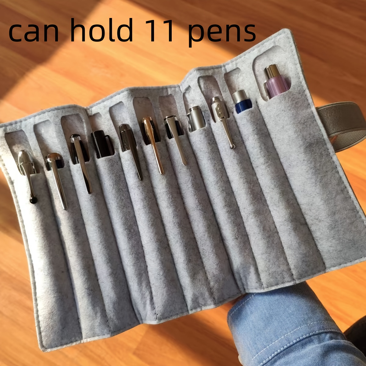 11-Pen Capacity Felt Roll-Up P – обзор и цена Pen Pouch Roll