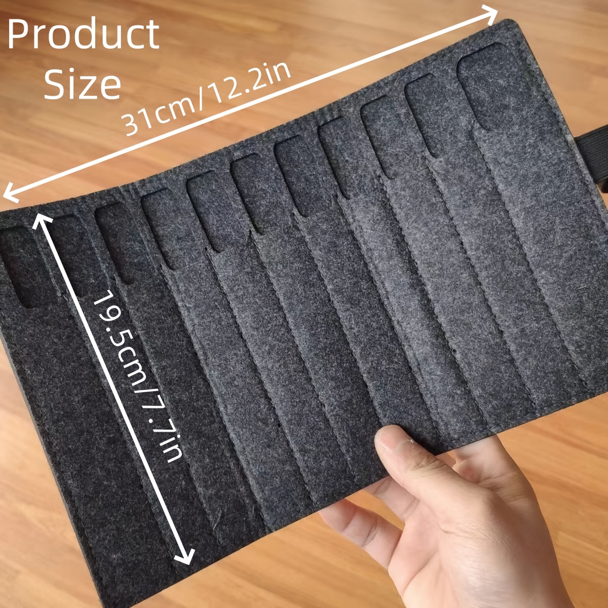 11-Pen Capacity Felt Roll-Up P – обзор и цена Pen Pouch Roll