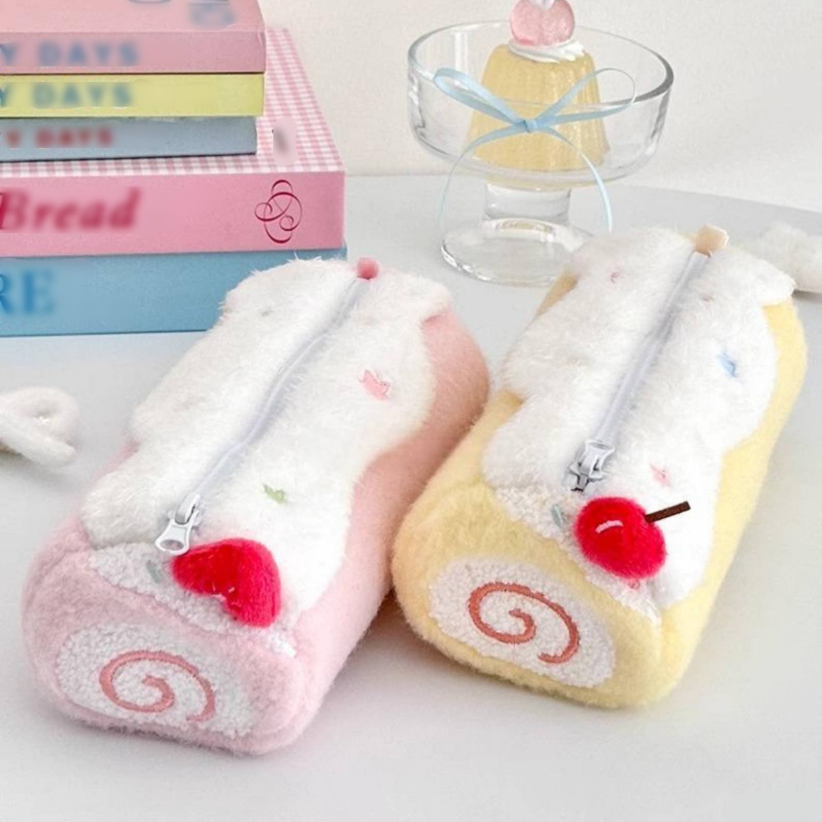 Cake Roll Pen Case Cute Design – обзор и цена Pen Pouch Roll