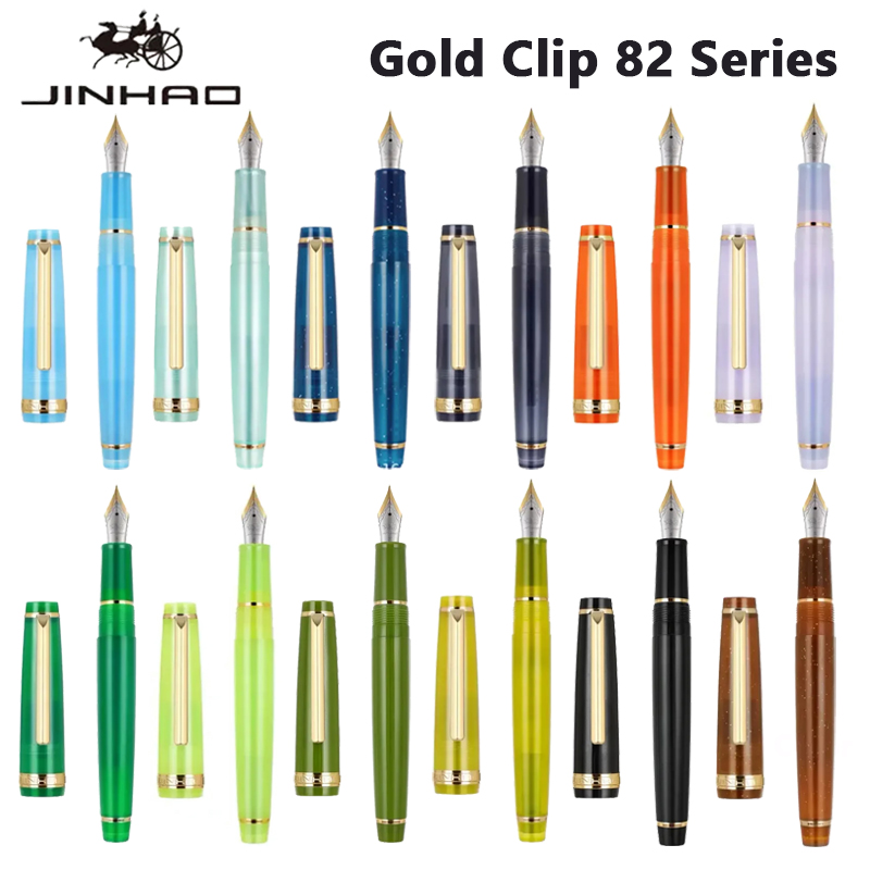 Jinhao 82 Fountain Pen Golden  – обзор и цена Office Stationery Supply Business