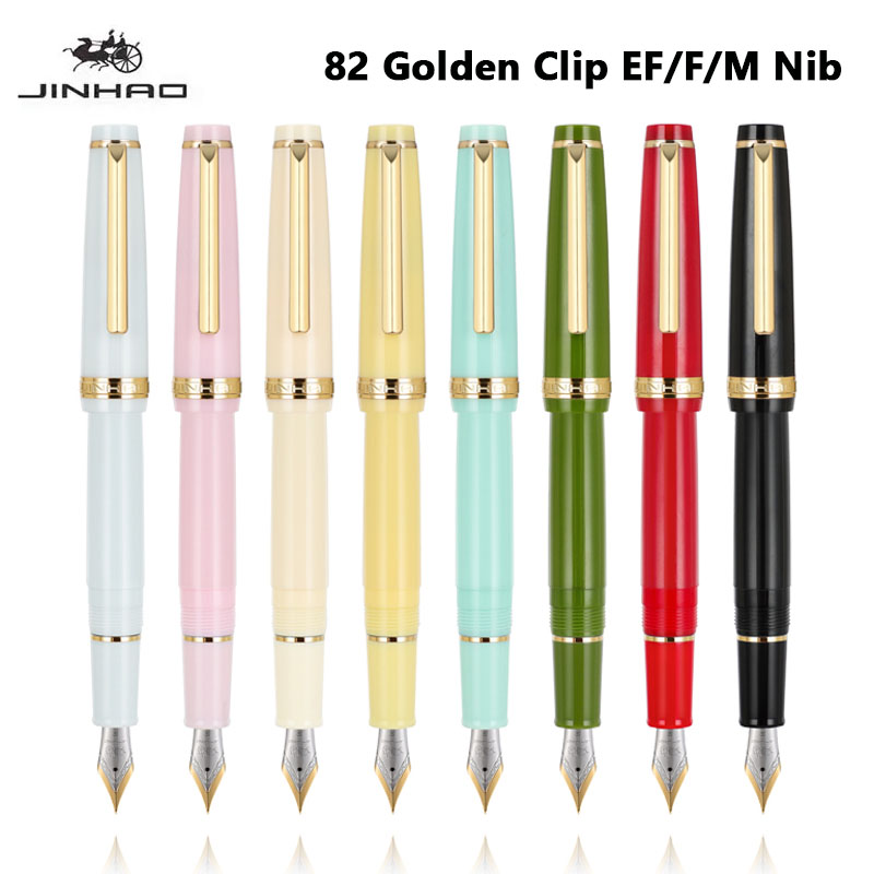 Jinhao 82 Fountain Pen Golden  – обзор и цена Office Stationery Supply Business