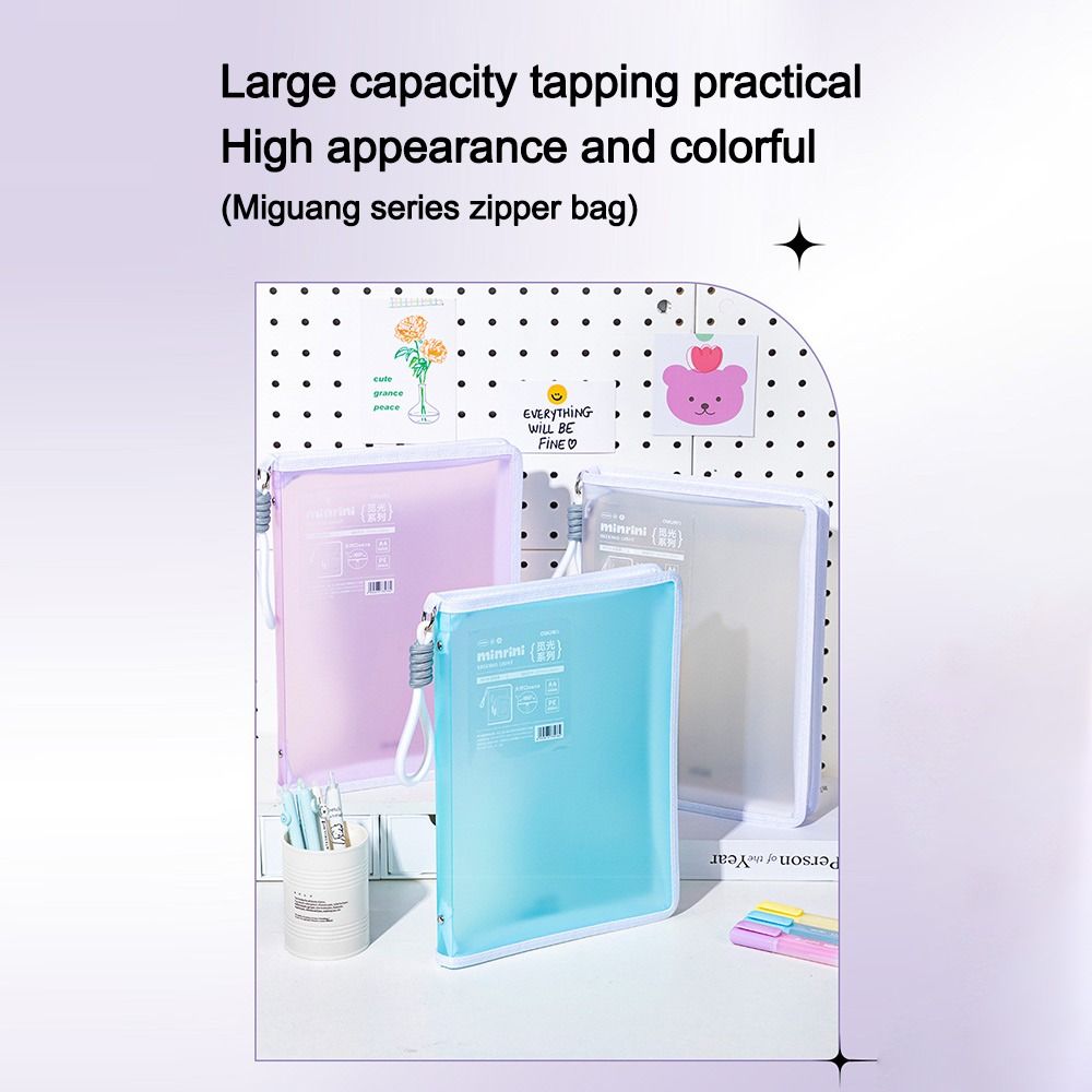 Portable Transparent A4 Zipper – обзор и цена Office Stationery And Supply