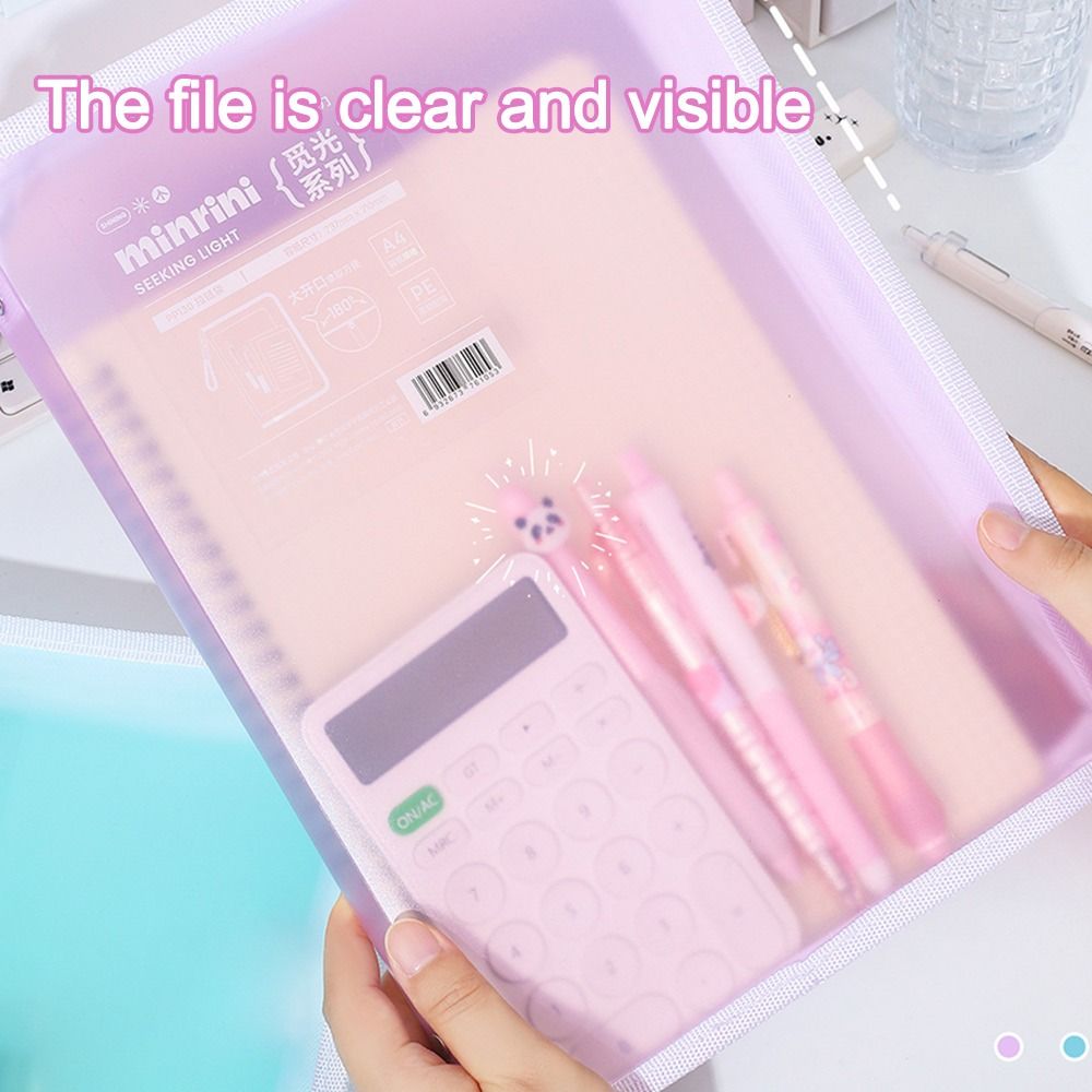 Portable Transparent A4 Zipper – обзор и цена Office Stationery And Supply