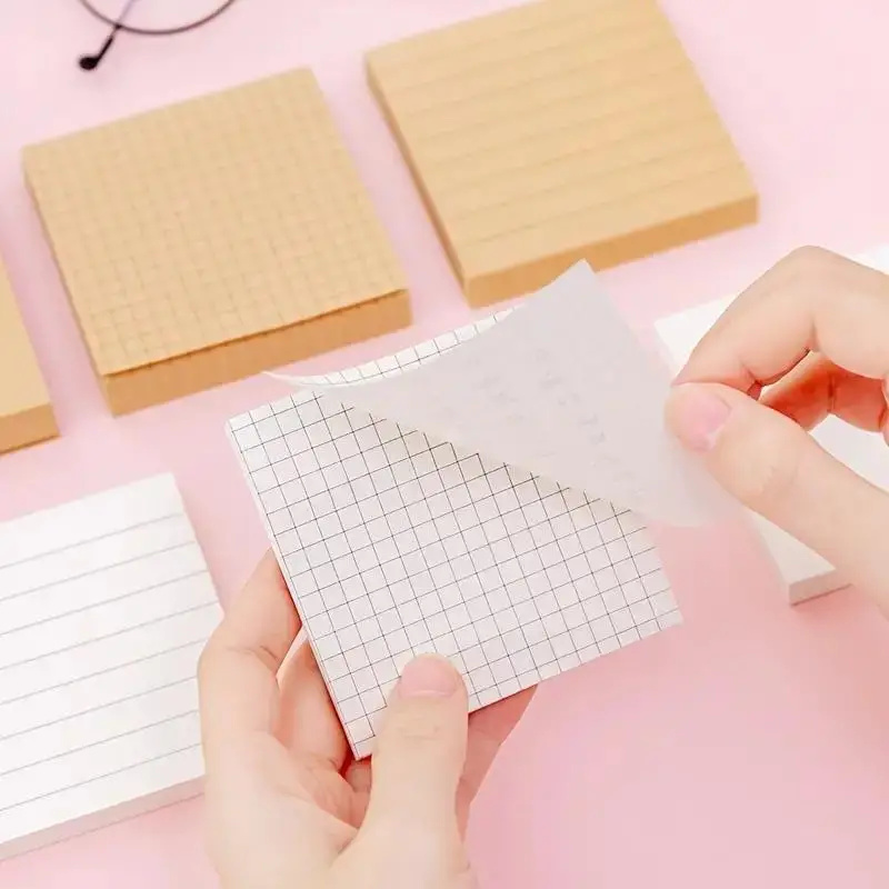 3 Packs Kraft Paper Sticky Not – обзор и цена Graph Paper Pad